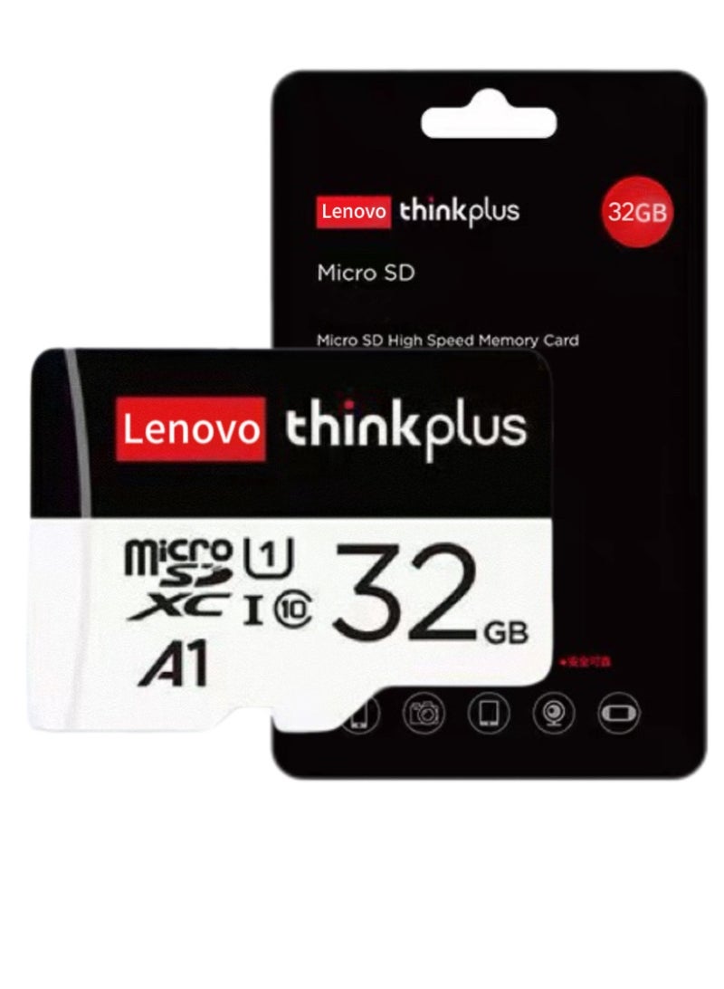 Lenovo Thinkplus 32GB U3 A1 High-Speed Micro SD Memory Card, Universal for Smartphones, Cameras and Dash Cams 32 GB - Image 1