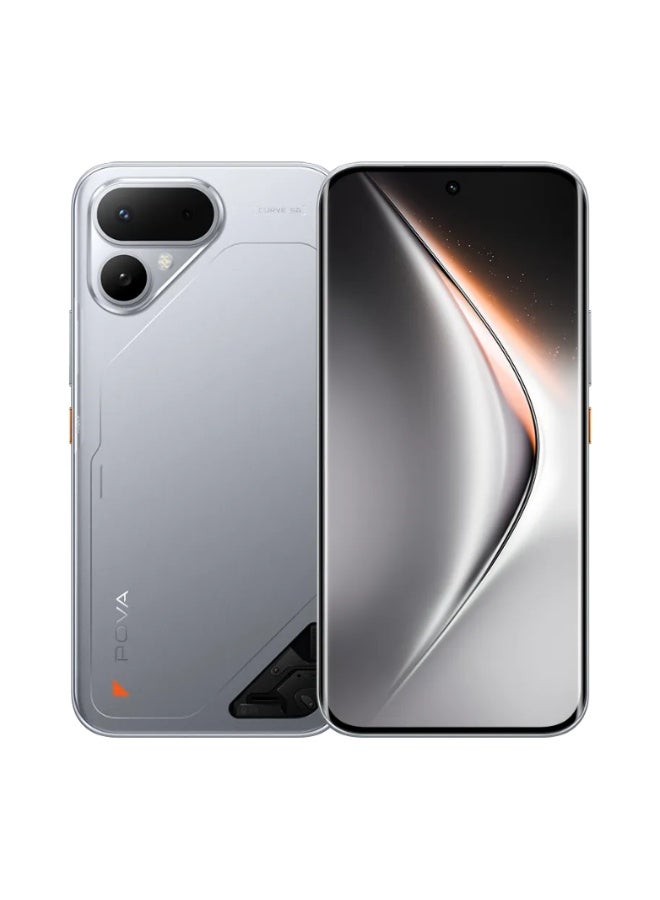 TECNO Pova Curve 2 5G 12GB RAM 256GB Melting Silver - Global Version - Image 1