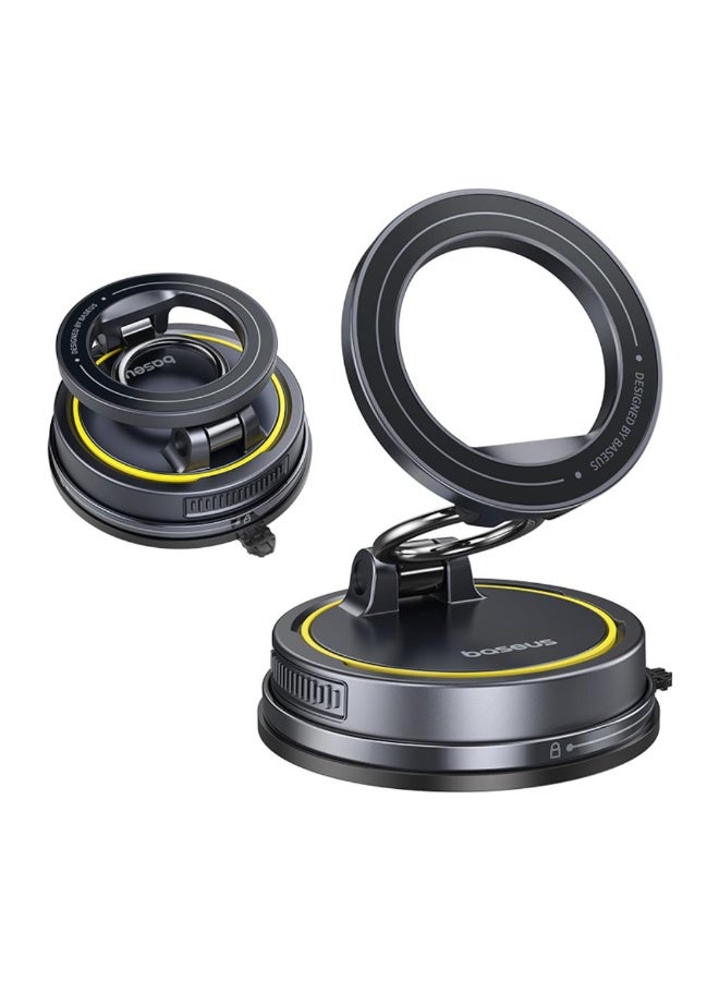 بيسوس حامل سيارة مغناطيسي VC2 فليكس - مغناطيسات N52 قوية وقاعدة شفط فراغ - Image 2