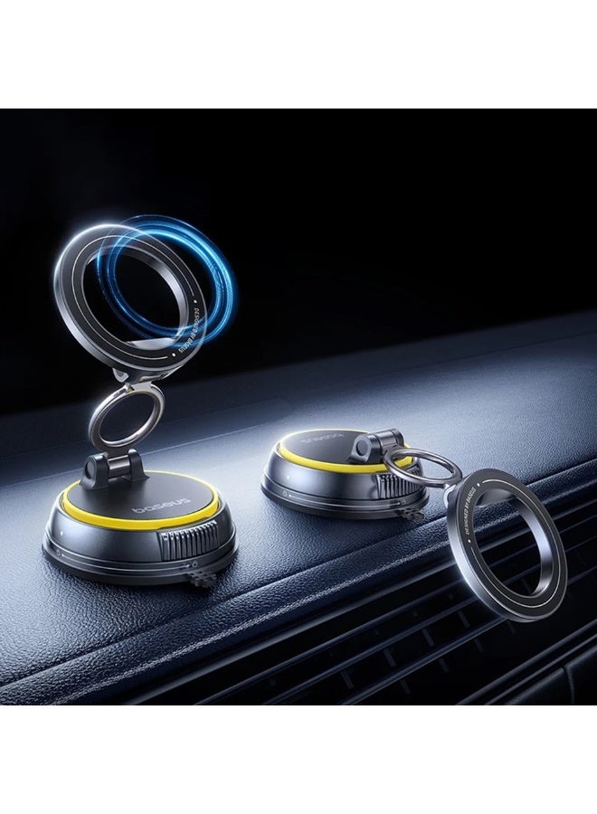 بيسوس حامل سيارة مغناطيسي VC2 فليكس - مغناطيسات N52 قوية وقاعدة شفط فراغ - Image 5