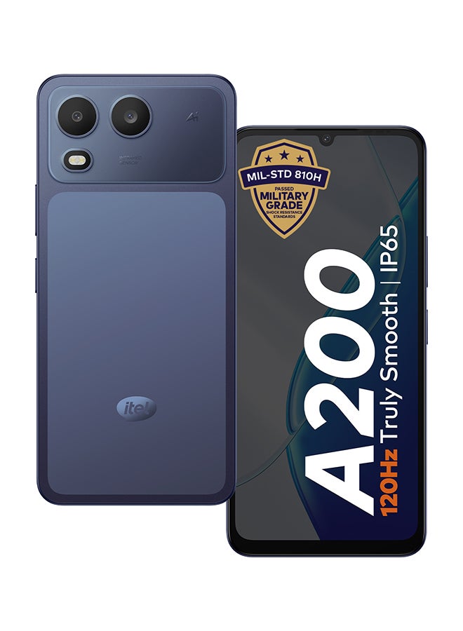 ITEL A200 Dual SIM Nightly Blue 3+5GB RAM 256GB 4G - Middle East Version - Image 1