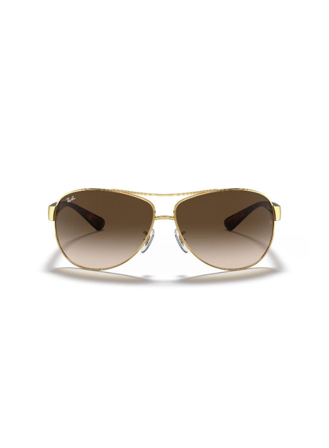 Ray-Ban Men's Full Rimmed Pilot Sunglasses 0RB3386 - Image 2