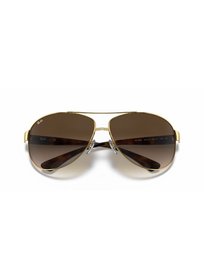 Ray-Ban Men's Full Rimmed Pilot Sunglasses 0RB3386 - Image 5