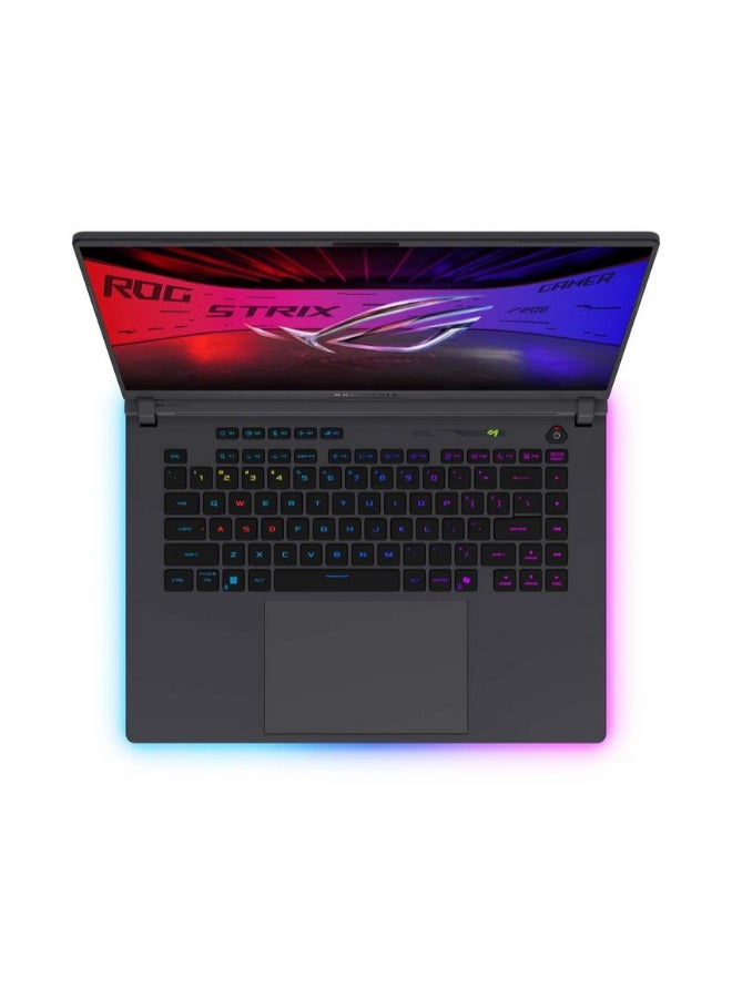 أسوس لابتوب ROG Strix G16 بشاشة WQXGA مقاس 16 بوصة (2560x1600)، معالج Intel Core i9-14900HX، ذاكرة وصول عشوائي DDR5 سعة 16 جيجابايت، قرص صلب SSD سعة 1 تيرابايت، بطاقة رسومات Nvidia GeForce RTX 5060 سعة 8 جيجابايت، نظام التشغيل Windows 11 Home. الإنجليزية/العربية - Image 3