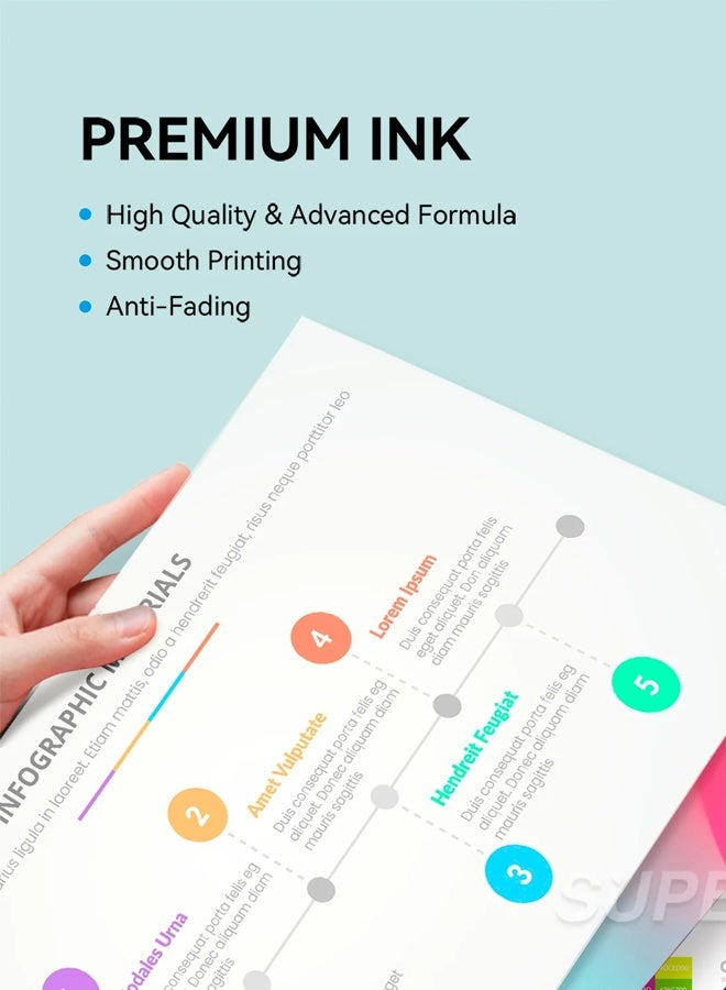 HP 738 Magenta Design Jet Ink Cartridge, T850 T950, 130MLExceptional Print Quality, Versatile Applications, Convenient Standard Capacity, Magenta | 498N6A Magenta - Image 3