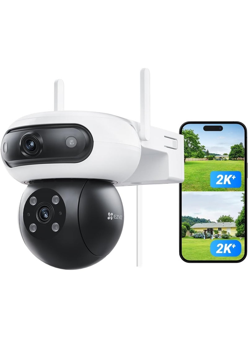 EZVIZ C90 Dual Lens (4MP+4MP) Wi-Fi Outdoor Security Camera, 360° Surveillance Cameras, CCTV Cameras, Colour Night Vision, AI Person/Vehicle Detection, Two-Way Audio, Alexa, Waterproof - Image 1