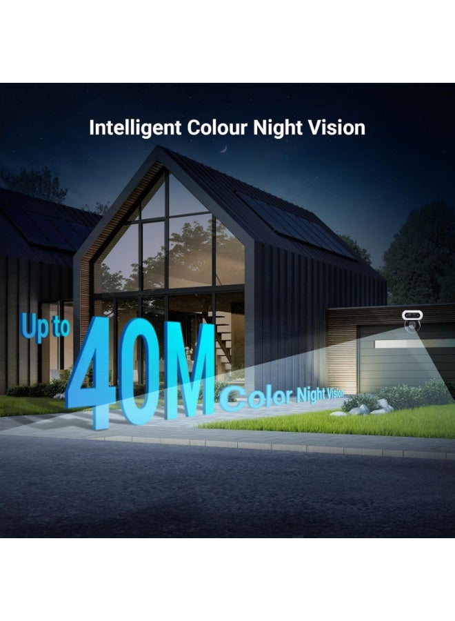 EZVIZ C90 Dual Lens (4MP+4MP) Wi-Fi Outdoor Security Camera, 360° Surveillance Cameras, CCTV Cameras, Colour Night Vision, AI Person/Vehicle Detection, Two-Way Audio, Alexa, Waterproof - Image 5