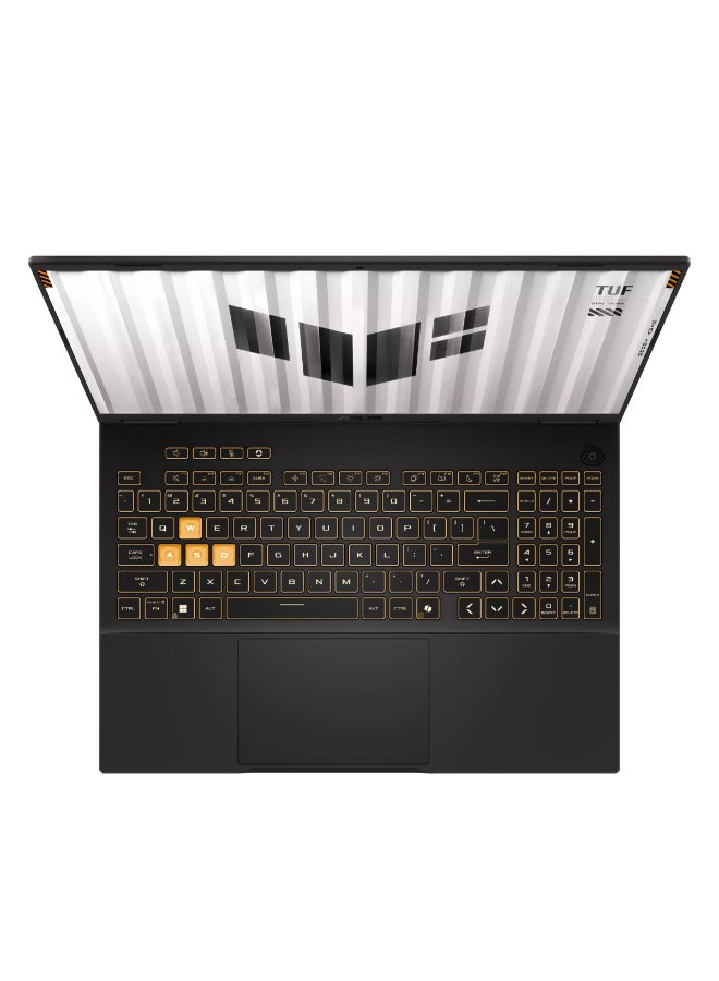 أسوس لابتوب ألعاب TUF بشاشة 16 بوصة، معالج Intel Core i7-14650HX، ذاكرة وصول عشوائي 16 جيجابايت DDR5، قرص صلب SSD بسعة 1 تيرابايت، بطاقة رسومات Nvidia GeForce RTX 5060 بسعة 8 جيجابايت، نظام تشغيل DOS (بدون ويندوز)، يدعم اللغتين الإنجليزية والعربية، اللون أسود الإنجليزية/العربية - Image 3