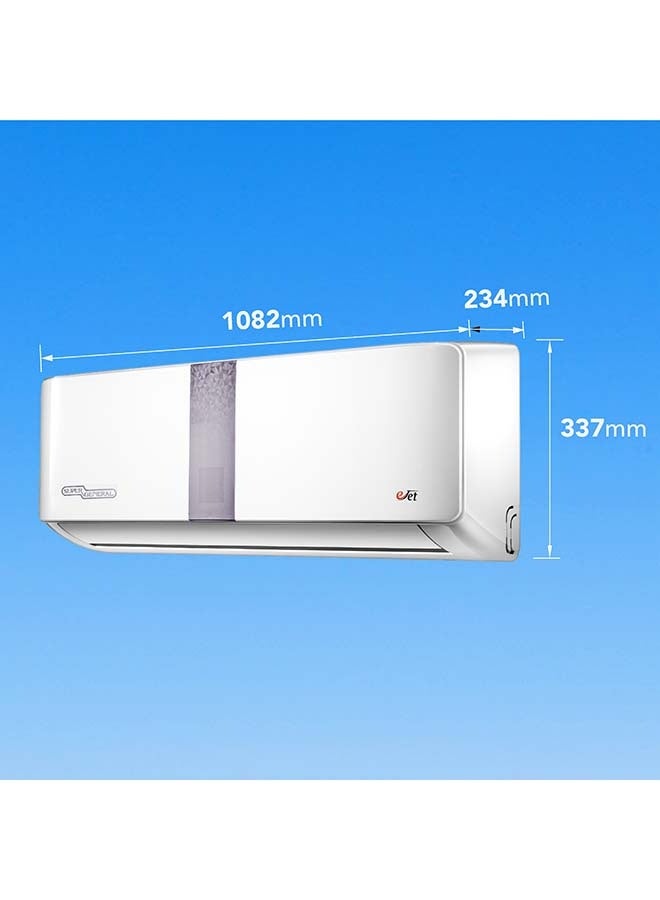 سوبر جنرال مكيف هواء سبليت 1.5 طن، ضاغط دوار T3، T1-18400 BTU، T3-16500 BTU، دوران 4 اتجاهات، وضع النوم، إعادة تشغيل تلقائي، تنظيف ذاتي، R-410A كفاءة الطاقة، وظيفة الذاكرة - Image 4