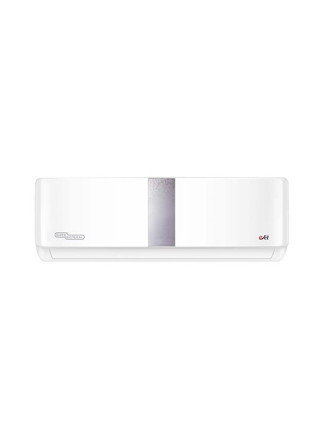 سوبر جنرال مكيف هواء سبليت 2 طن، ضاغط دوار T3، T1-23200 BTU، T3-20000 BTU، دوران 4 اتجاهات، وضع النوم، إعادة التشغيل التلقائي، تنظيف ذاتي، كفاءة الطاقة R-410A، وظيفة الذاكرة - Image 1