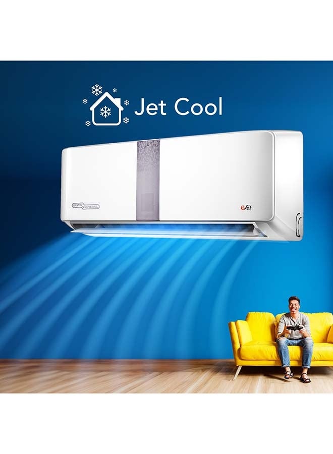 سوبر جنرال مكيف هواء سبليت 2 طن، ضاغط دوار T3، T1-23200 BTU، T3-20000 BTU، دوران 4 اتجاهات، وضع النوم، إعادة التشغيل التلقائي، تنظيف ذاتي، كفاءة الطاقة R-410A، وظيفة الذاكرة - Image 3