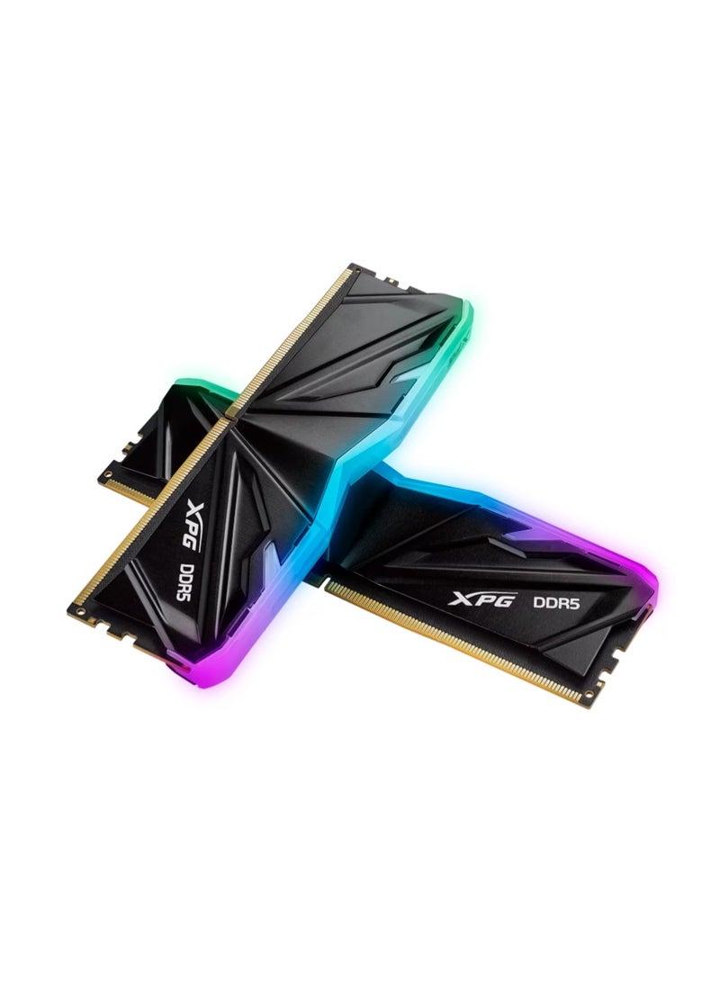 إكس بي جي ARMAX RGB 32GB (2x16GB) DDR5 5600MHz Desktop Memory Kit 32grams black - Image 3