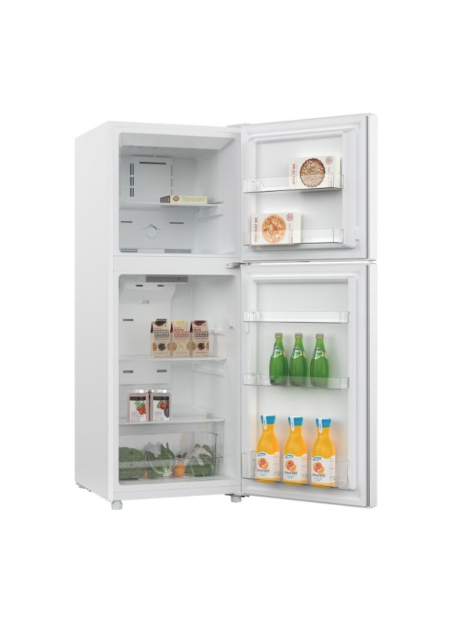 كروم Top Mount Refrigerator 196L Net with Multi-Airflow, Smart Inverter Compressor & Total No-Frost Technology, KR-RFF260WK1 White - Image 2
