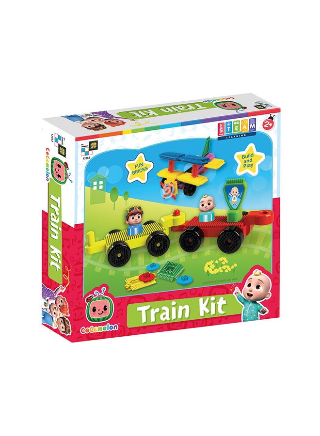Cocomelon DTT-12563 Train Kit Building Blocks Steam Toys 3+ Years - Image 1