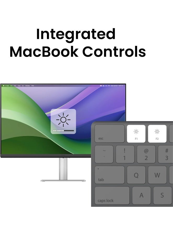 BenQ MA270U 27" 4K 3840x2160 Monitor for MacBook Pro/Air, Dual USB-C, 90W Power Delivery, Mac Color Match, USB Hub, Brightness & Volume Control on Mac, Height & Tilt Adjustable Stand, P3 Color Gamut silver - Image 4
