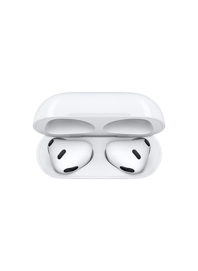 Apple Refurbished - AirPods (3rd generation) with Lightning Charging Case White - Image 5