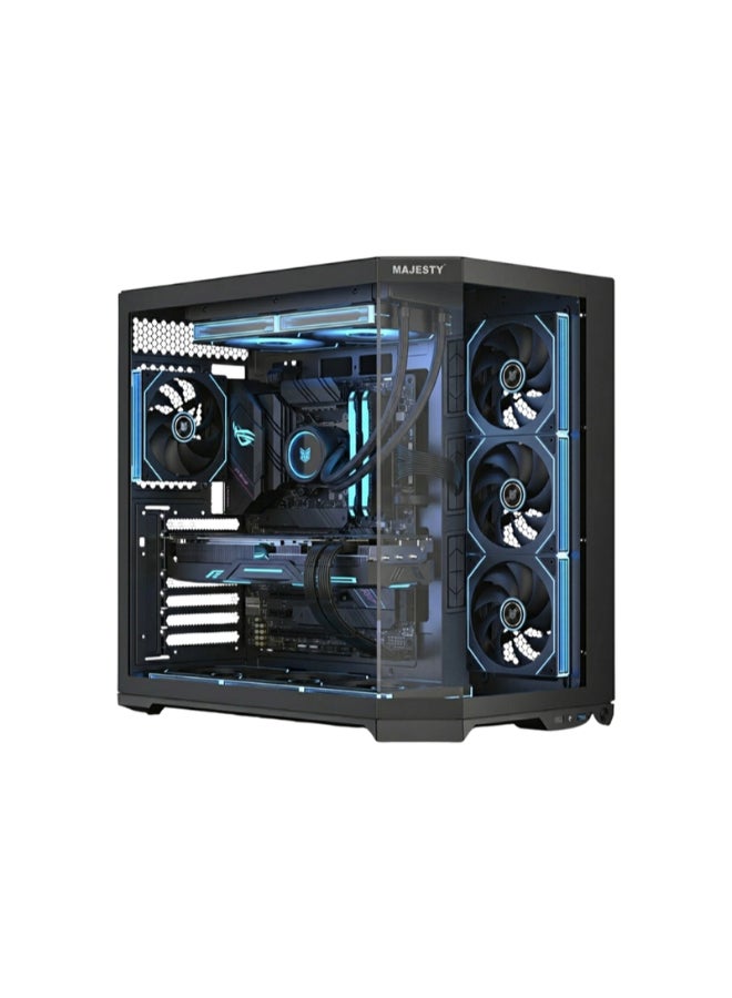 قصر الحاسبات حاسوب ألعاب مع معالج إنتل كور i7-14700F/32 جيجابايت رام DDR5/1 تيرابايت SSD M.2/16 جيجابايت Nvidia GeForce RTX 5080/ويندوز 11 برو - Image 1