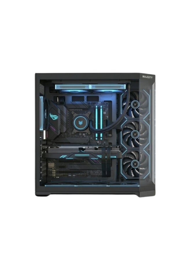 قصر الحاسبات حاسوب ألعاب مع معالج إنتل كور i7-14700F/32 جيجابايت رام DDR5/1 تيرابايت SSD M.2/16 جيجابايت Nvidia GeForce RTX 5080/ويندوز 11 برو - Image 2