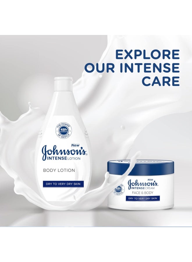 جونسون كريم وجه وجسم مكثف، للبشرة الجافة إلى الجافة جداً، تغذية مكثفة، تركيبة مثبتة سريرياً تتغلغل بعمق في البشرة* وتوفر تغذية تصل إلى 48 ساعة، 300 مل - Image 2