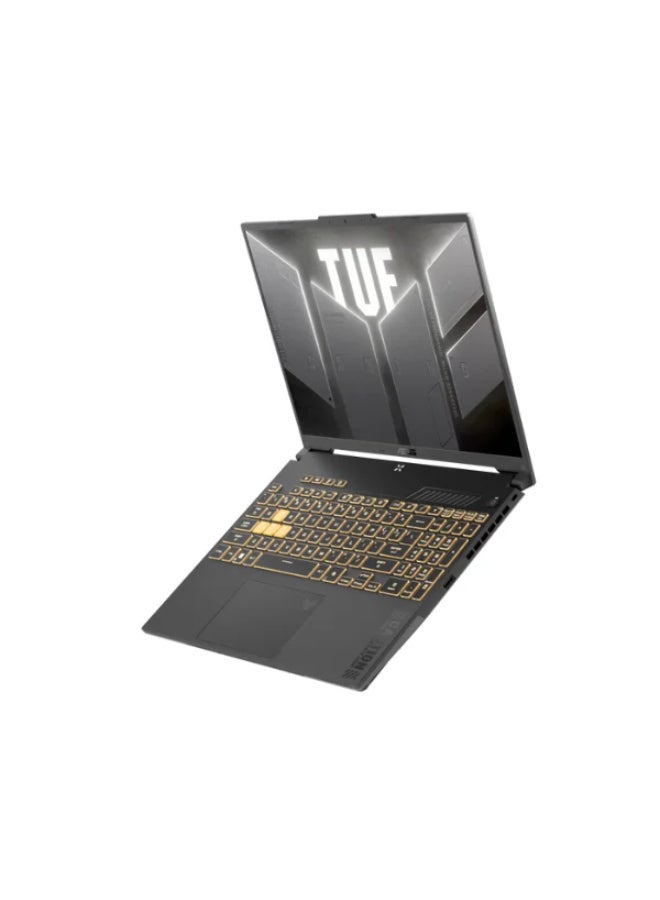 أسوس لابتوب ألعاب TUF بشاشة 16 بوصة عالية الدقة بالكامل (1920×1080)، معالج Intel Core i7 14650HX، ذاكرة وصول عشوائي 32 جيجابايت DDR5، قرص صلب SSD بسعة 1 تيرابايت، نظام تشغيل DOS (بدون ويندوز)، بطاقة رسومات Nvidia GeForce RTX 5050 بسعة 8 جيجابايت، يدعم اللغتين الإنجليزية والعربية، لون رمادي Jaeger الإنجليزية/العربية - Image 2