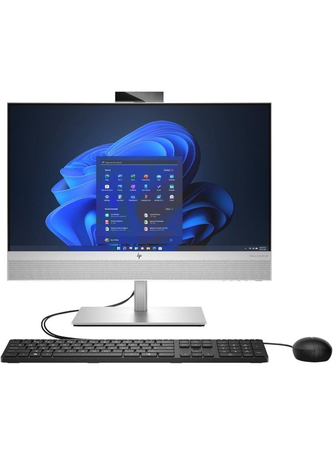 HP جهاز Elite One 840 G9 المتكامل بشاشة لمس 24 بوصة، معالج Intel Core i7-14700، ذاكرة وصول عشوائي 16 جيجابايت DDR5، قرص صلب SSD بسعة 512 جيجابايت، نظام التشغيل Windows 11 Pro، يدعم اللغتين الإنجليزية والعربية، لون فضي الإنجليزية/العربية - Image 1