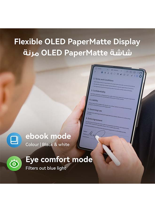HUAWEI MatePad Mini Tablet 8.8-inch Flexible OLED PaperMatte Display Graphite Black 12GB RAM 256GB inbox 66W SuperCharge WiFi + Cover + M-Pencil - Middle East Version - Image 2