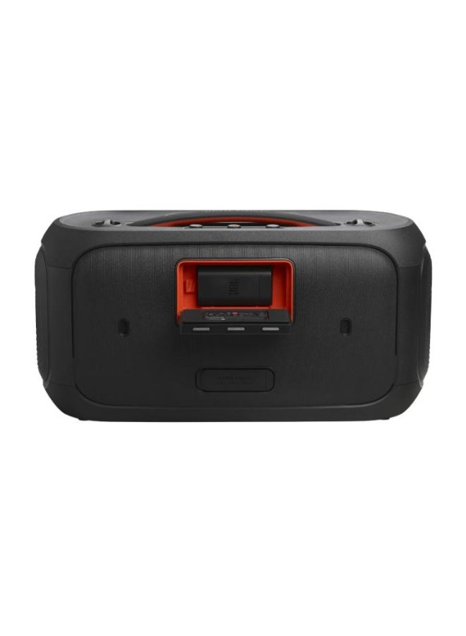 جي بي إل JBL PartyBox On-The-Go 2 Portable Bluetooth Party Speaker with Wireless Mic, Dynamic Lightshow, 15-Hour Playtime, Splashproof, Handle & Shoulder Strap – Powerful JBL Pro Sound JBLPARTYBOXOTG2BUK black - Image 2