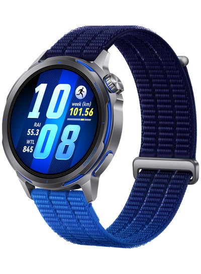 HUAWEI WATCH GT Runner 2 Smartwatch, upto 14 days battery life, Marathon Mode, Health monitoring, HRV, ECG, SpO2, Sleep tracking, GPS, NFC, IP69, iOS Android Compatible, Dusk Blue