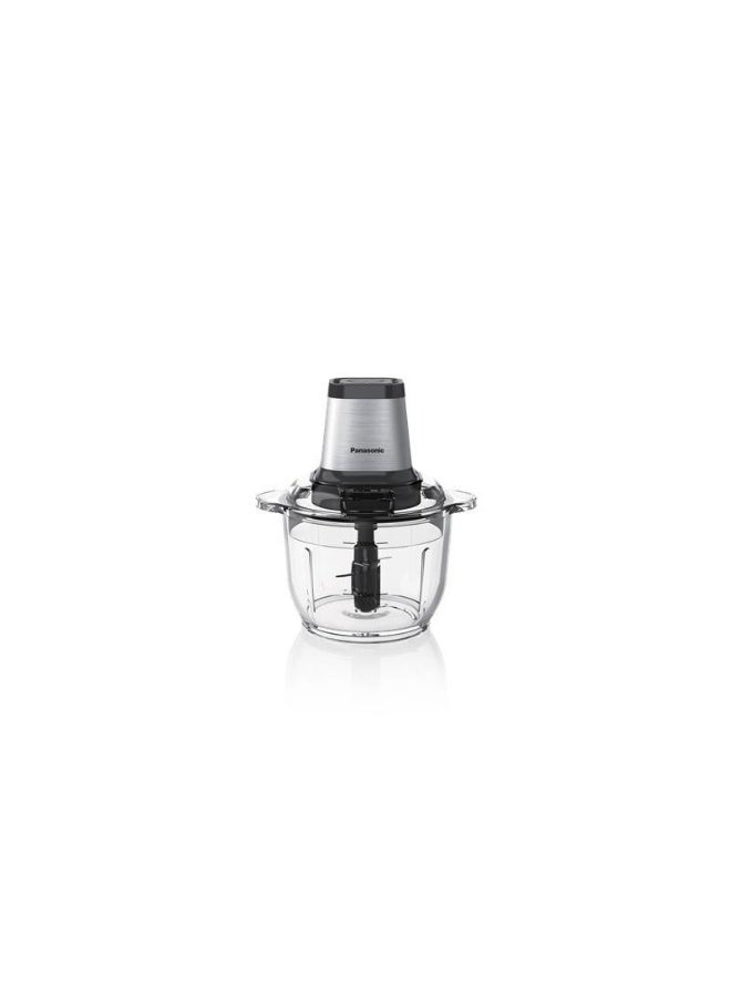 Panasonic Glass Chopper, 2L, 500W 500 W MK-CG401STZ Black/Silver - Image 2