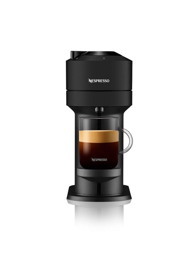 نسبرسو Vertuo Next Coffee Machine, Matt Black With Milk Frother 1.1 L 1500 W GCV1-GB-MB-NE+3694BK Matt Black - Image 3