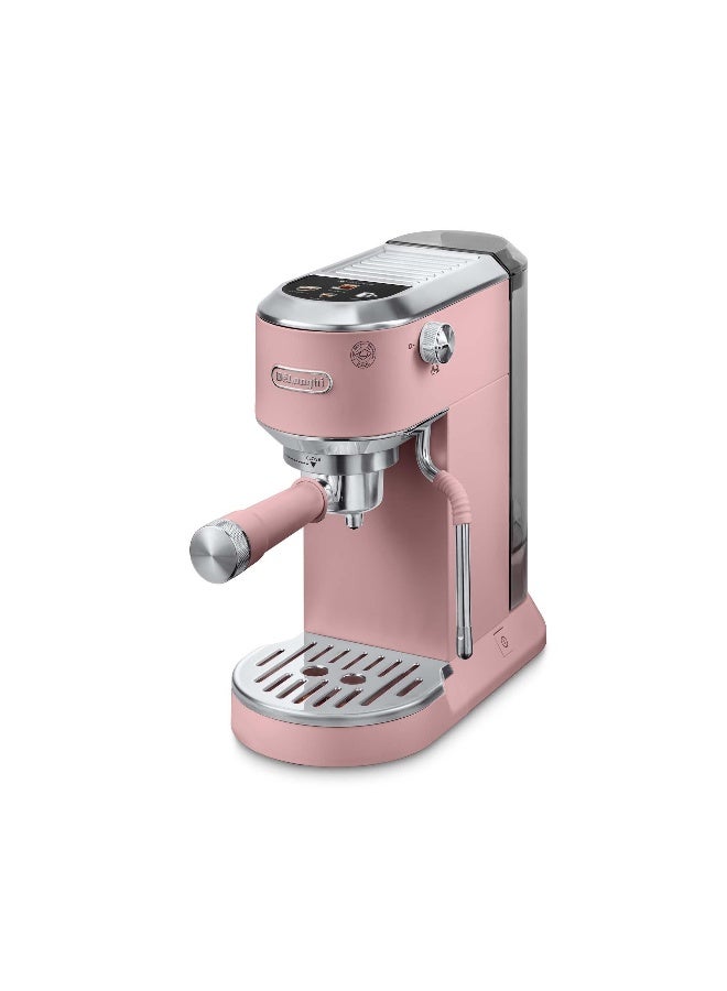 ديلونجي Dedica Duo Espresso Machine with Cold Brew and Touch Screen 1.1 L 240 W EC890.PK pink - Image 5