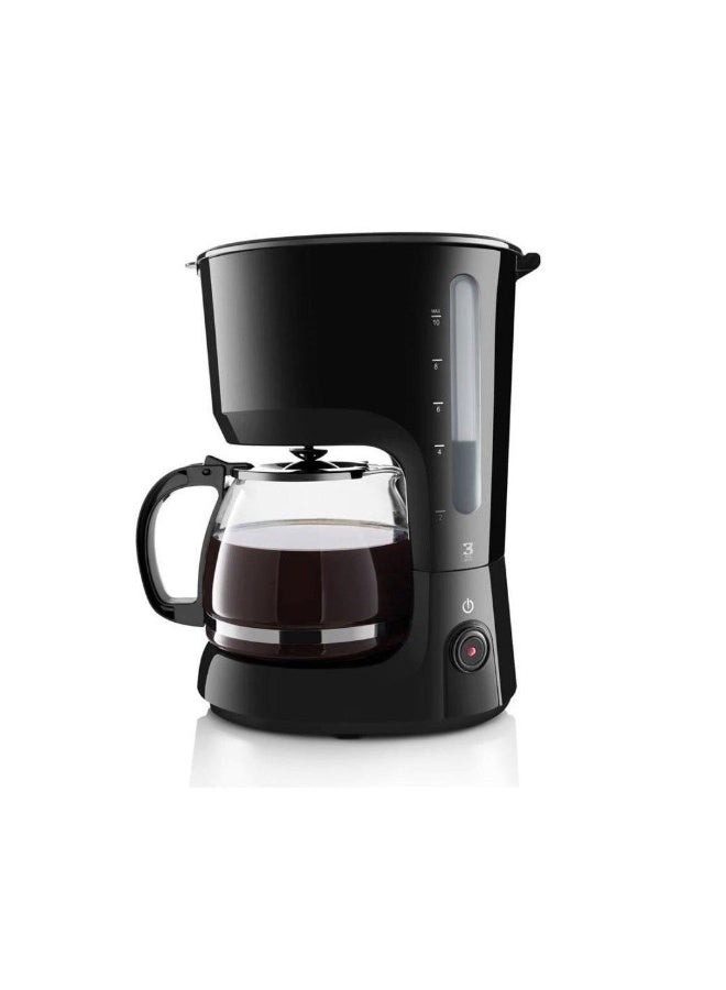 أرزوم Coffee Maker, 1.25L, Glass Jug,  Keep Warm Function 1.25 L 750 W AR3046 black - Image 2