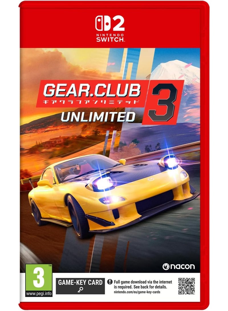 nacon Gear Club Unlimited 3 - 2 [Game-Key Card] - Nintendo Switch - Image 1