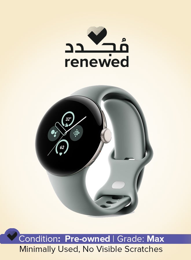 جوجل Renewed-Google Pixel Watch 2 Matte Black/Hazel-International Specs Matte Black/Hazel - Image 1