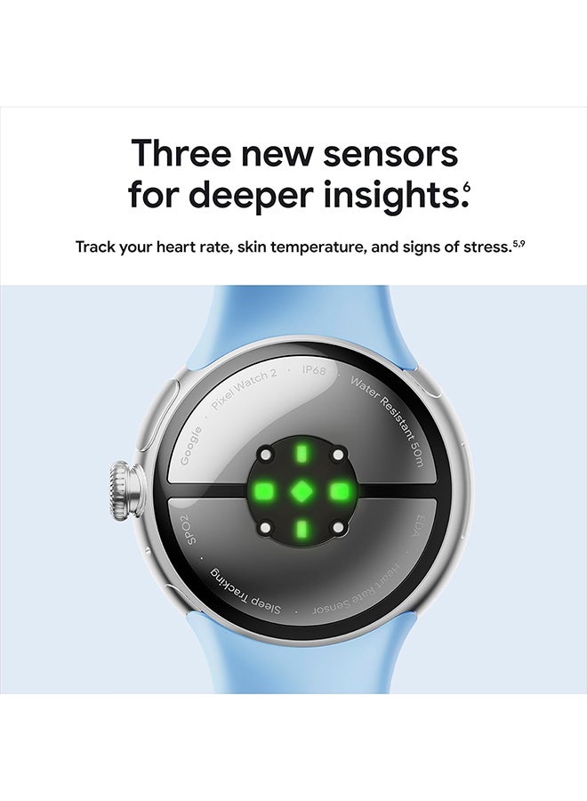 جوجل Renewed-Google Pixel Watch 2 Matte Black/Hazel-International Specs Matte Black/Hazel - Image 2