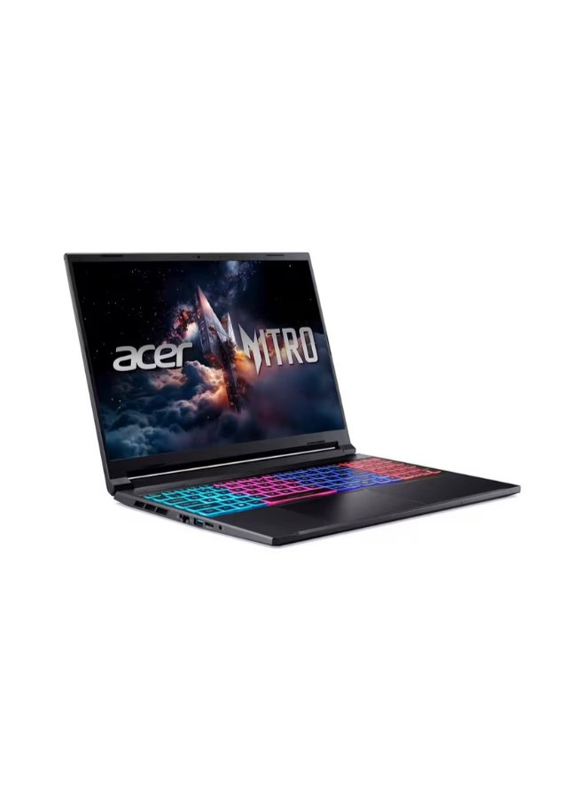 Acer Nitro V16 Slim Gaming Laptop With 16 Inch QHD (1920X1200) Display, Intel Core 7-240H Processor/32GB RAM DDR5/1TB SSD/6GB Nvidia RTX 5060 Graphics/Windows 11 Home/ English/Arabic Black - Image 2