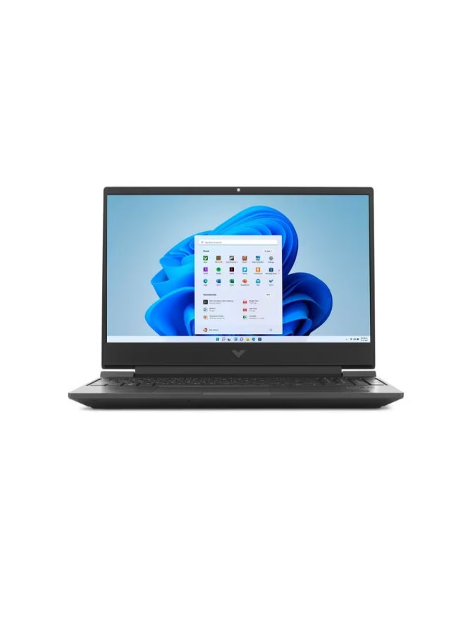 HP لابتوب Victus 15-fa2019nx بشاشة 15.6 بوصة عالية الدقة بالكامل (1920×1080)، معالج Intel Core i5-13450HX، ذاكرة وصول عشوائي 24 جيجابايت DDR5، قرص صلب SSD سعة 512 جيجابايت، بطاقة رسومات Nvidia GeForce RTX 3050 بسعة 6 جيجابايت، نظام تشغيل Windows 11، يدعم اللغتين الإنجليزية والعربية، لون فضي الإنجليزية/العربية - Image 1