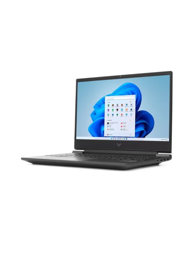 HP لابتوب Victus 15-fa2019nx بشاشة 15.6 بوصة عالية الدقة بالكامل (1920×1080)، معالج Intel Core i5-13450HX، ذاكرة وصول عشوائي 24 جيجابايت DDR5، قرص صلب SSD سعة 512 جيجابايت، بطاقة رسومات Nvidia GeForce RTX 3050 بسعة 6 جيجابايت، نظام تشغيل Windows 11، يدعم اللغتين الإنجليزية والعربية، لون فضي الإنجليزية/العربية - Image 2