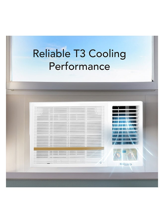 Super General 1.5 Ton Window Air Conditioner, T3 Rotary Compressor, T1- 18400 BTU, T3- 15800 BTU, Energy Efficient R-410A Refrigerant, Fresh Air Ventilation, Low Noise, Durable Design, White, SGA1919FE SGA1919FE white - Image 4