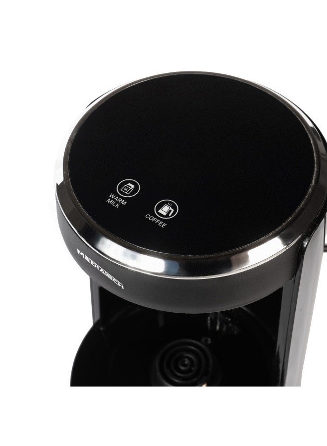 Mediatech Turka PRO Turkish Coffee & Milk Frother Machine, 450W, 240V, LFGB Certified  For Food Safe, Digital Dual Control, Stainless Steel Jar, One-Touch Operation-MT-CM105T 300 ml 450 W MT-CM105T Black/Silver - Image 3