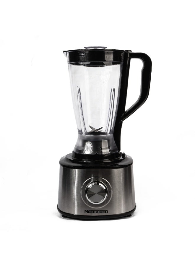 Mediatech "The Chef is a multi-function food processor with turbo power, 1200W ,  2.1L bowl, 1.5L blender for fast, easy prep. It includes an S-blade, slicing, shredding and grating discs, grinder, citrus juicer cup, kneading blade, whipping disc, and a safety-lock lid.- MT-FP999" 1.5 L 1200 W MT-FP999 - Image 4
