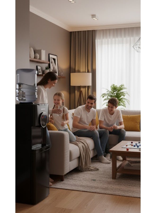 Mediatech Chillo Water Dispenser with Fridge, 3 Taps, Normal Cold and Hot water  -MT-WD2587R MT-WD2587R - Image 3