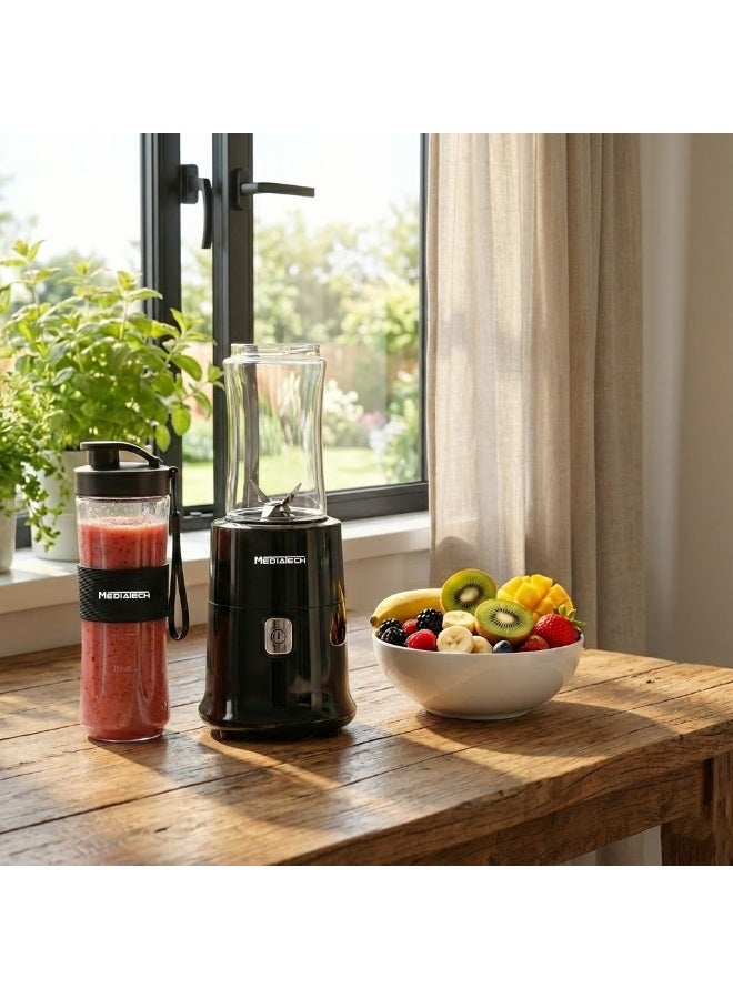 Mediatech Mini Portable Blender PowerJet 300W 300 ml 300 W MT-X40 - Image 5