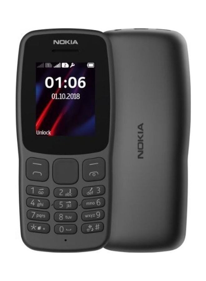 NOKIA 106 Dual SIM 4G 16MB RAM 16MB Black - Middle East Version - Image 1