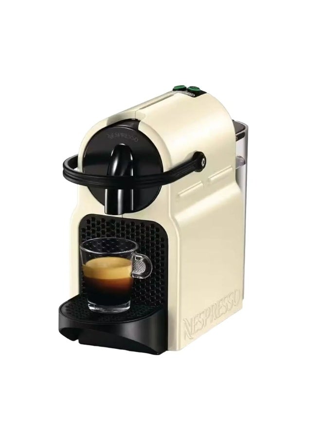Nespresso De'Longhi EN80.CW Inissia Capsule Coffee Machine, High Pressure Pump, Energy Saving Auto Shut-Off (9 Minutes), Compact Design 700 ml 1260 W EN80.CW Cream White - Image 1