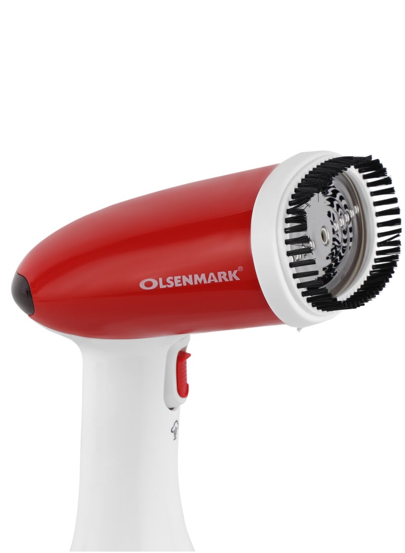 Olsenmark OMGS1858 Handheld Garment Steamer 1470W, 300ml Water Tank, continuous Steam 20g per minutes, Leak Free, Overheat Protection, Portable, Lightweight Steamer for All Kind of Fabrics 300 ml 1470 W OMGS1858 White - Image 3