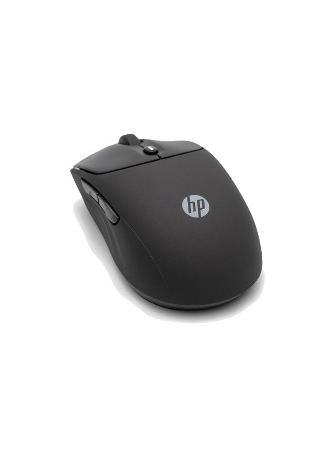 HP 400 Dual Wireless Mouse - Bluetooth and USB 2.4GHz, 24 Month Battery, Silent Clicks, Soft Touch Black - Image 4