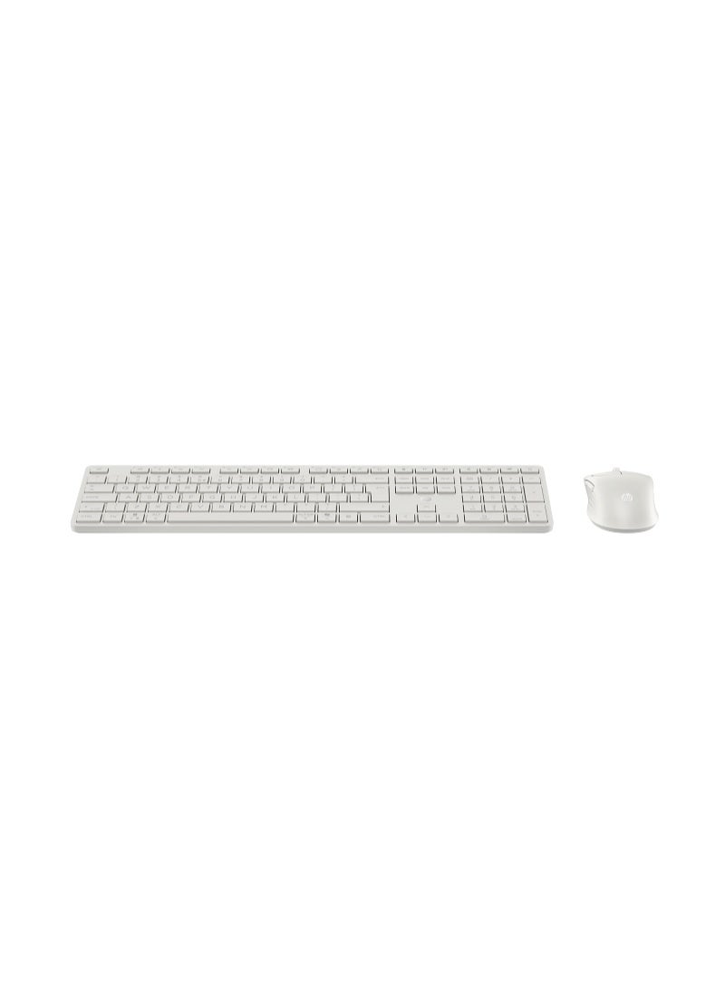 HP مجموعة لوحة مفاتيح وفأرة مزدوجة الوضع متعددة الأجهزة 490C بيضاء - Image 3