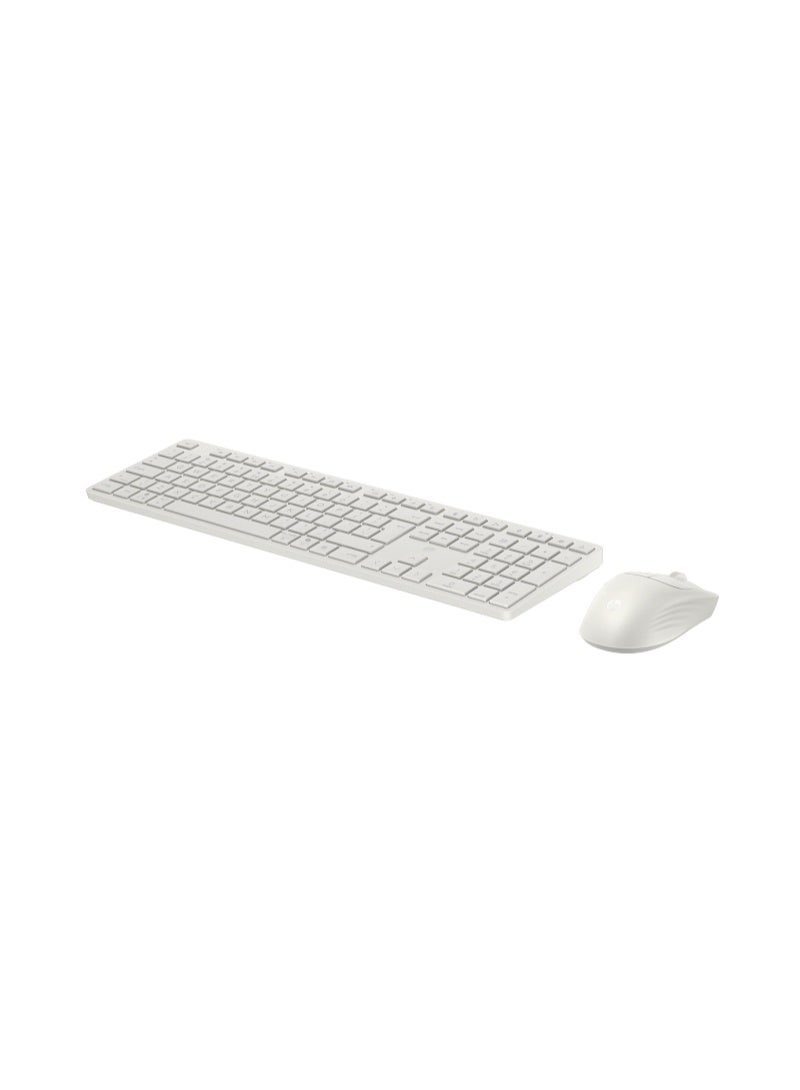 HP مجموعة لوحة مفاتيح وفأرة مزدوجة الوضع متعددة الأجهزة 490C بيضاء - Image 2