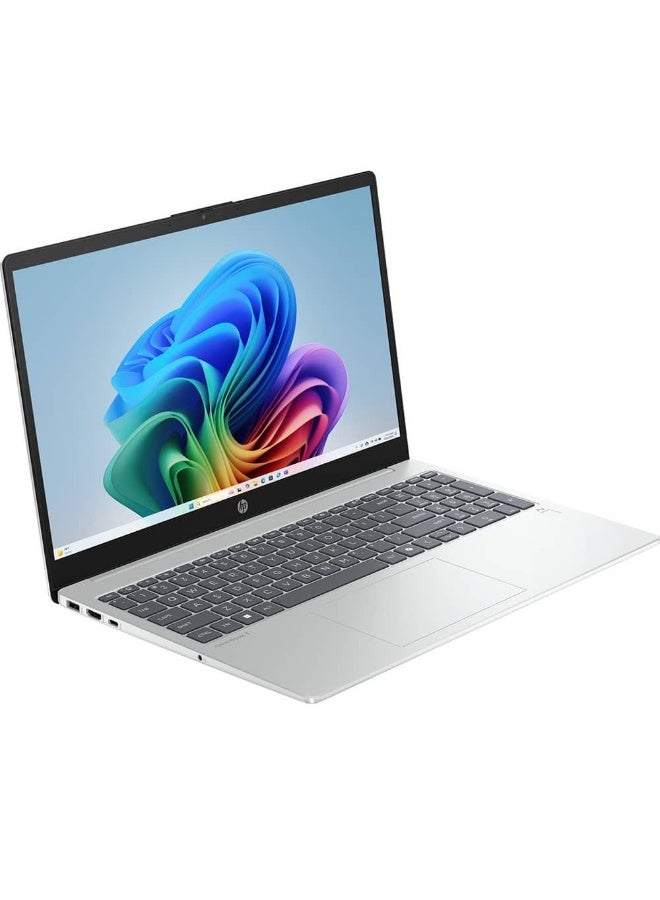 HP أومني بوك 3 / AMD رايزن AI 5-340 / شاشة 15.6 بوصة FHD / 512 جيجابايت SSD / 24 جيجابايت RAM / رسومات مشتركة AMD راديون 840M / ويندوز 11 هوم - Image 2